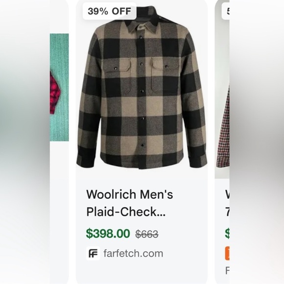 Woolrich Plaid Shacket - Picture 3 of 7